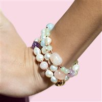 Bracciale Glamour Donna Violetta Silver in Argento Perla LGBR436-1 - LGBR436-1